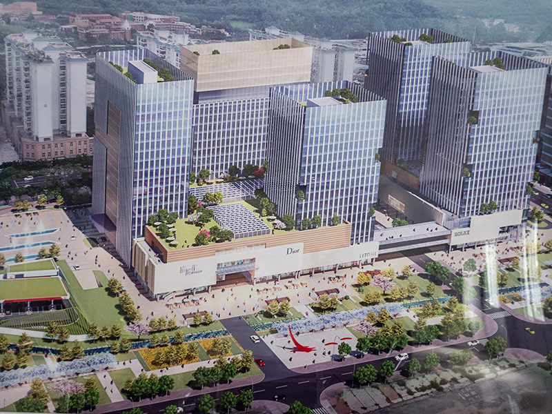 隆騰匯商業(yè)廣場(chǎng)鳥(niǎo)瞰圖